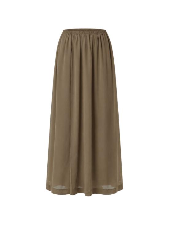 26SS 더프랭키샵 롱 스커트 SKFS22044404 OLIVE