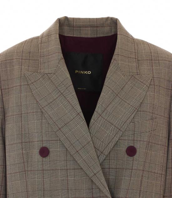 26FW 핑코 자켓 105617 A3FFCYZ Beige bordeaux nero - PINKO
