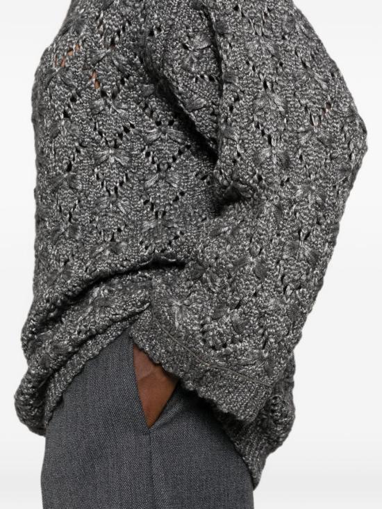 26FW 파비아나 필리피 스웨터 MAD216F091 M3158070 Dark grey - FABIANA FILIPPI