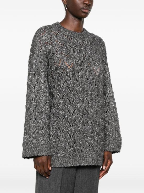 26FW 파비아나 필리피 스웨터 MAD216F091 M3158070 Dark grey - FABIANA FILIPPI