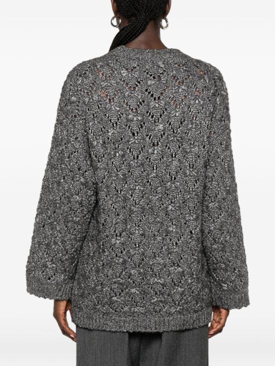 26FW 파비아나 필리피 스웨터 MAD216F091 M3158070 Dark grey - FABIANA FILIPPI