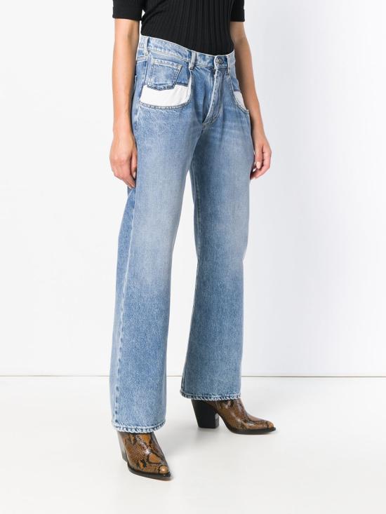 26FW 마르지엘라 컨트래스티드 포켓 스트레이트 진 S51LA0052 S30513470 DENIM - MAISON MARGIELA