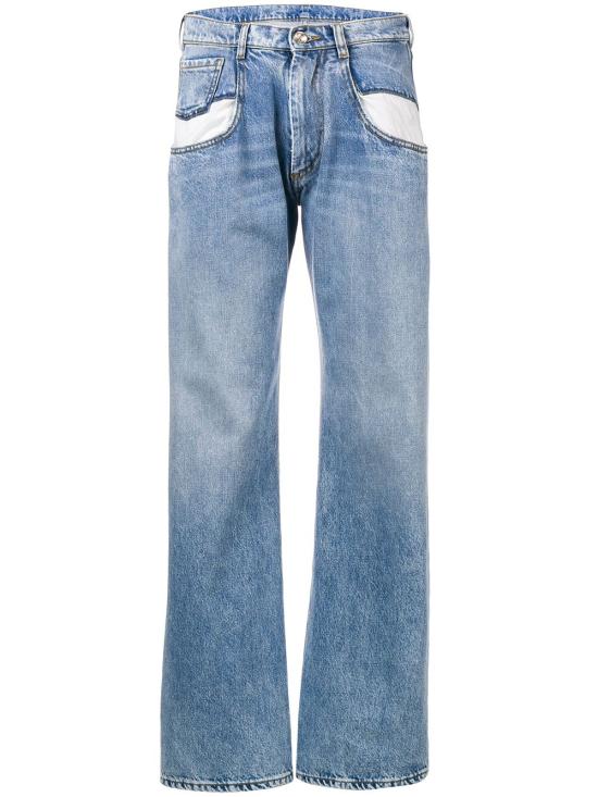 26FW 마르지엘라 컨트래스티드 포켓 스트레이트 진 S51LA0052 S30513470 DENIM
