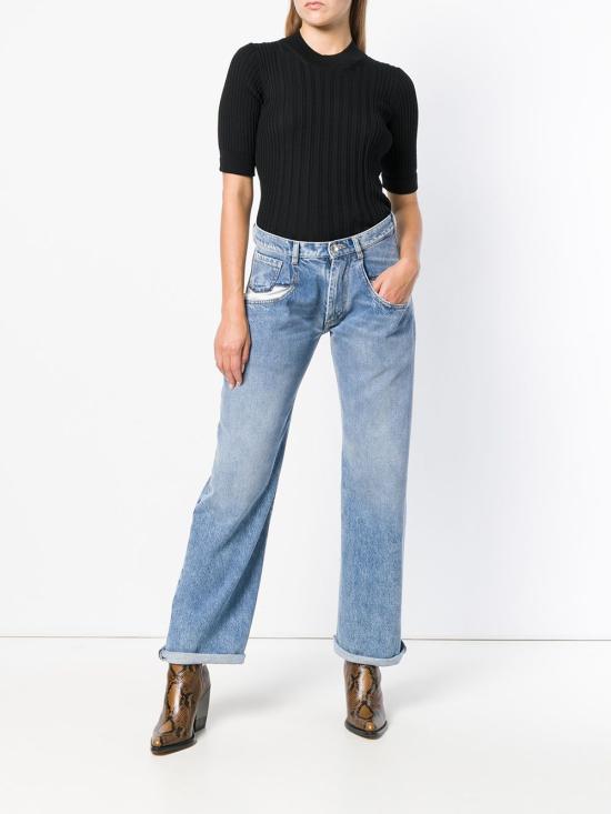 26FW 마르지엘라 컨트래스티드 포켓 스트레이트 진 S51LA0052 S30513470 DENIM - MAISON MARGIELA