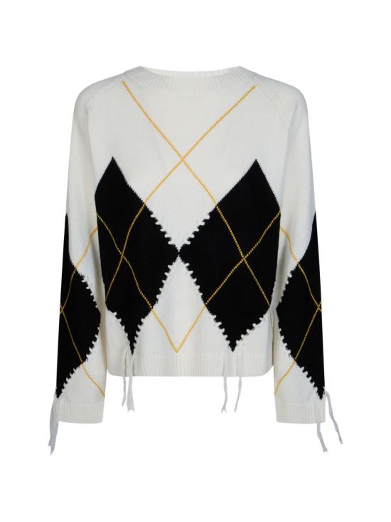 26FW 핑코 스웨터 107377 A3JEDZ0 Cream black