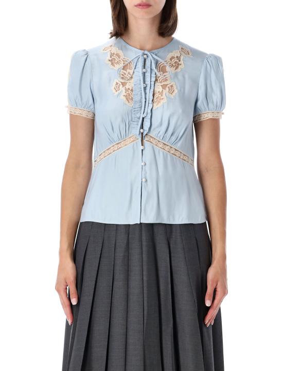 26FW 셀프 포트레이트 반팔 티셔츠 PF26017TBL LIGHT BLUE