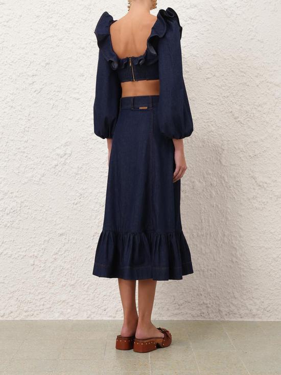 26FW 짐머만 블라우스 7193TSS261 INK Blu - ZIMMERMANN