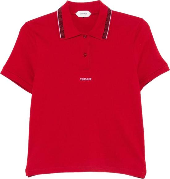 26FW 베르사체 폴로 티셔츠 10259671A186881RB30 RED