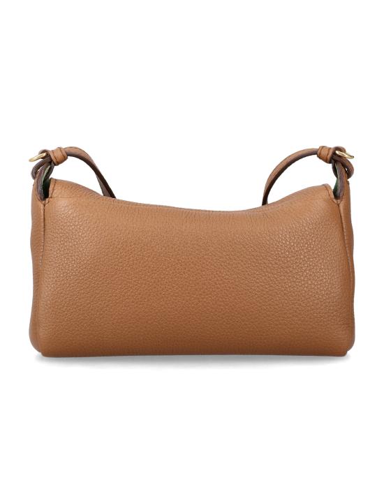 26SS 미우미우 로고 레더 파우치백 5NF4622IFL F04YM CARAMEL LARICE - MIU MIU