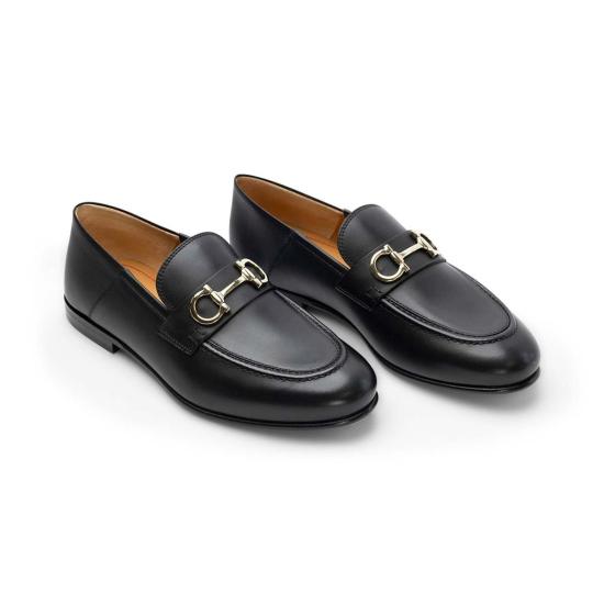  살바토레 페라가모 로퍼 페라가모 간치니 디테일  블랙 - SALVATORE FERRAGAMO