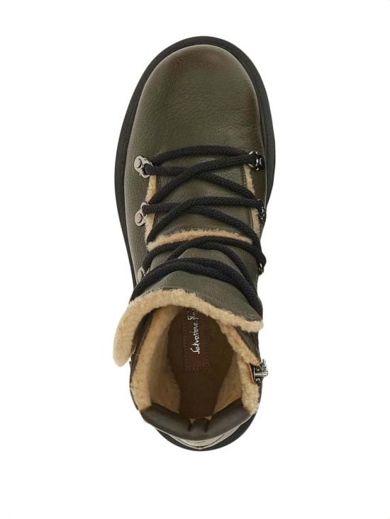  살바토레 페라가모 부츠 페라가모 레이스업 하이킹  브라운 - SALVATORE FERRAGAMO