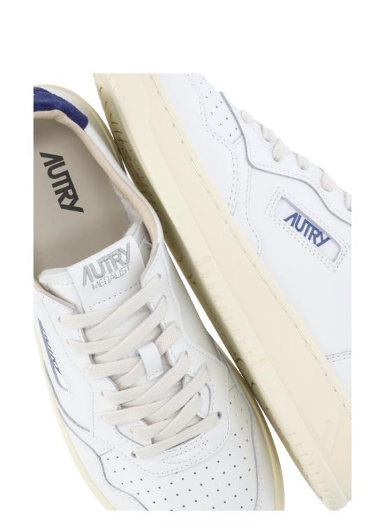 26FW 오트리 메달리스트 로우 스니커즈 AULM BJ03WHT BLUEDEP White - AUTRY