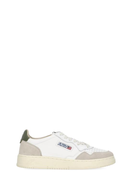 26FW 오트리 메달리스트 로우 스니커즈 AULM LS17WHT BRONZEGRN White