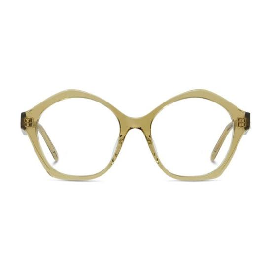  로에베 안경 스퀘어 풀림  투명 데모 렌즈 LW50053I096 그린 - LOEWE