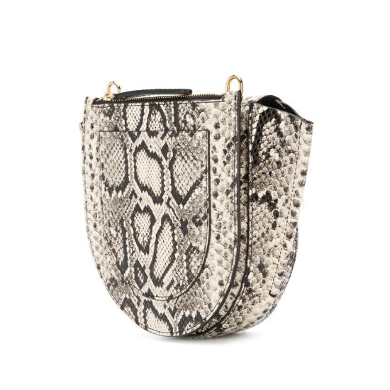 26FW 반들러 토트백 HORTENSIA BAG MINI ISPYT BLACK WHITE - WANDLER