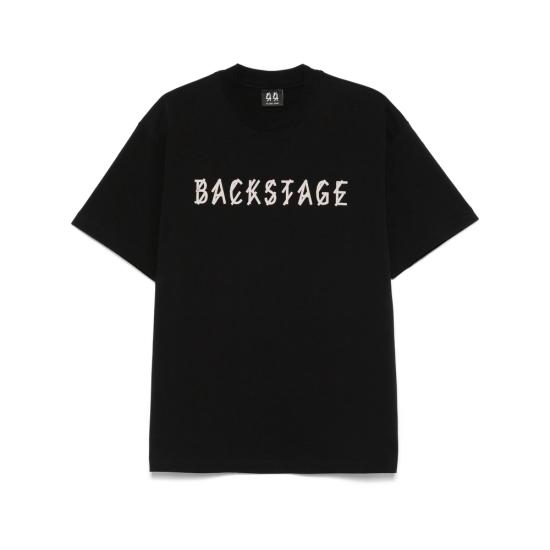 26FW 44레이블 반팔 티셔츠 B0030556 FA528 P574 BLACK