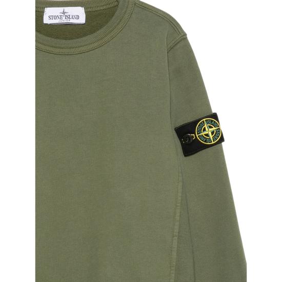 26FW [키즈] 스톤 아일랜드 캐시미어 니트 166100001 S0A20 V005G GREEN - STONE ISLAND