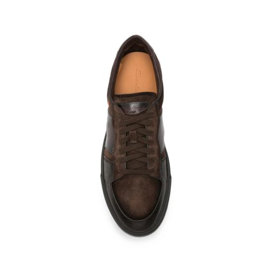 26FW 산토니 스니커즈 MBGT22221SMOT GEUT50 BROWN - SANTONI