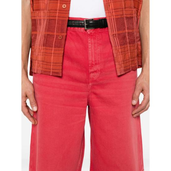26FW 세븐포올맨카인드 데님 숏팬츠 7TI00H11 WIDW LEG 3M8 RED - 7 FOR ALL MANKIND