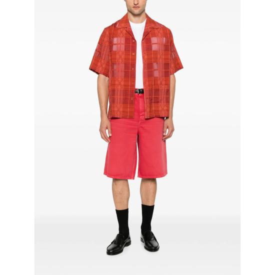 26FW 세븐포올맨카인드 데님 숏팬츠 7TI00H11 WIDW LEG 3M8 RED - 7 FOR ALL MANKIND