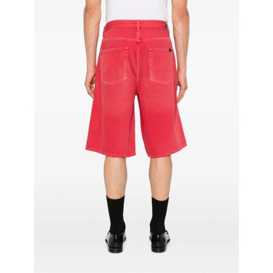 26FW 세븐포올맨카인드 데님 숏팬츠 7TI00H11 WIDW LEG 3M8 RED - 7 FOR ALL MANKIND