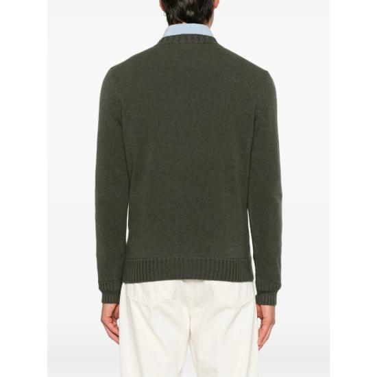 26FW 마가찌노 리캄비 스웨터 80 GIROCOLLO 21547 GREEN - MAGAZZINO RICAMBI