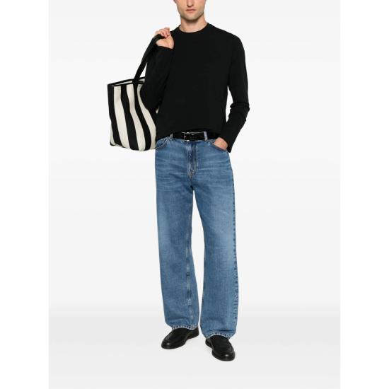 26FW 마가찌노 리캄비 긴팔 티셔츠 02 OSSIGENO 90 BLACK - MAGAZZINO RICAMBI