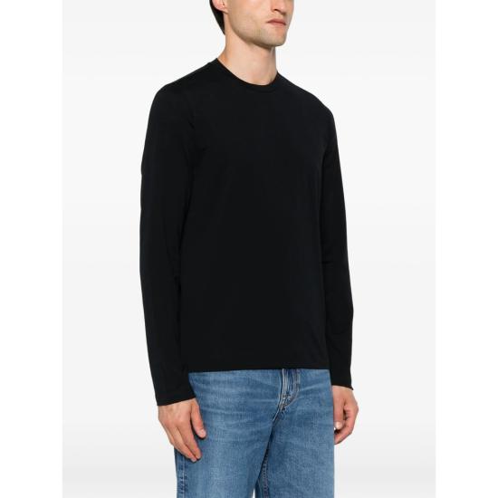 26FW 마가찌노 리캄비 긴팔 티셔츠 02 OSSIGENO 10SC BLACK - MAGAZZINO RICAMBI