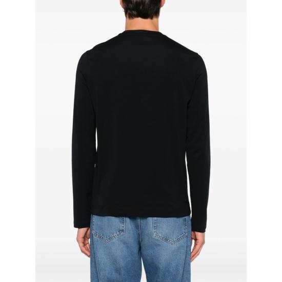26FW 마가찌노 리캄비 긴팔 티셔츠 02 OSSIGENO 10SC BLACK - MAGAZZINO RICAMBI