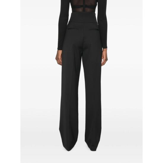 26FW 엘리자베타프랜치 스트레이트 팬츠 PA17966E2 110 BLACK - ELISABETTA FRANCHI