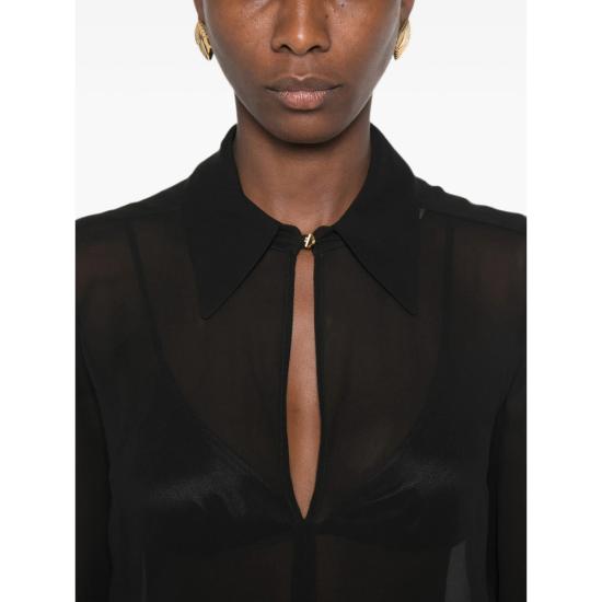 26FW 엘리자베타프랜치 블라우스 CA19466E2 110 BLACK - ELISABETTA FRANCHI