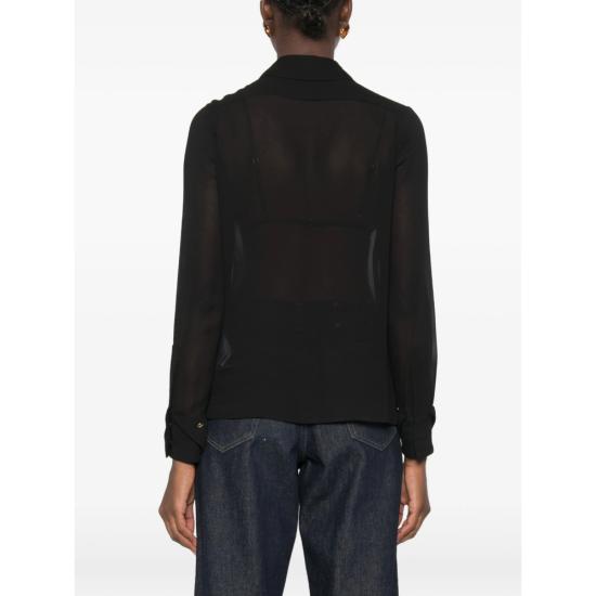 26FW 엘리자베타프랜치 블라우스 CA19466E2 110 BLACK - ELISABETTA FRANCHI