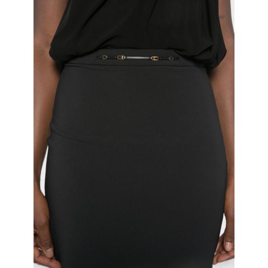 26FW 엘리자베타프랜치 숏 스커트 GO22366E2 110 BLACK - ELISABETTA FRANCHI