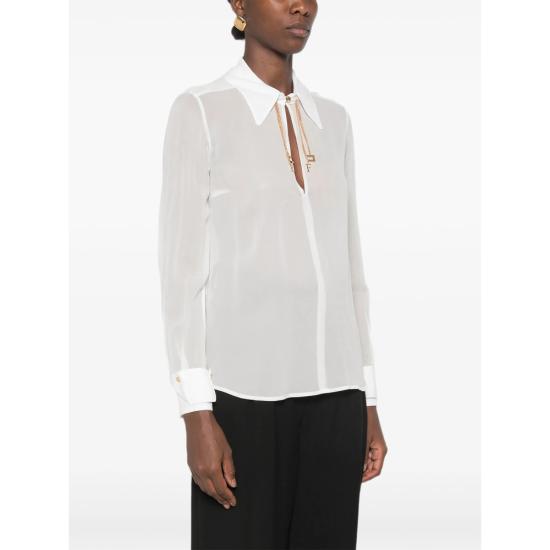 26FW 엘리자베타프랜치 블라우스 CA19466E2 360 WHITE - ELISABETTA FRANCHI
