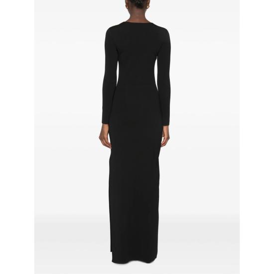 26FW 엘리자베타프랜치 롱 원피스 AM18S66E2 110 BLACK - ELISABETTA FRANCHI