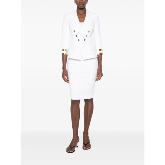 26FW 엘리자베타프랜치 숏 스커트 GO22366E2 360 WHITE - ELISABETTA FRANCHI