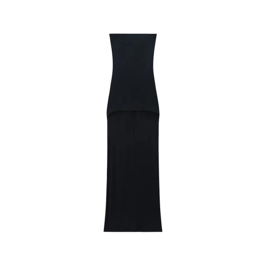26FW 알렉산더 왕 롱 원피스 1CC3266999 001 BLACK