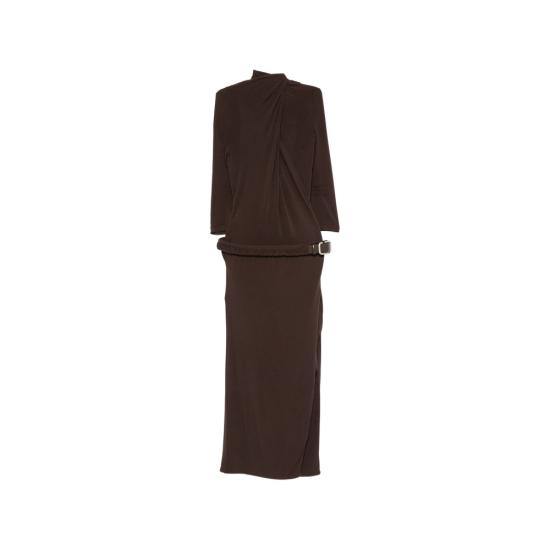 26FW 디 아티코 롱 원피스 261WCW00309 VVV115AA 204 BROWN