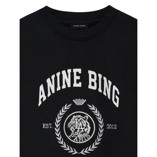 26FW 애니빙 긴팔 티셔츠 A 08 12679 VTG3 BLACK - ANINE BING