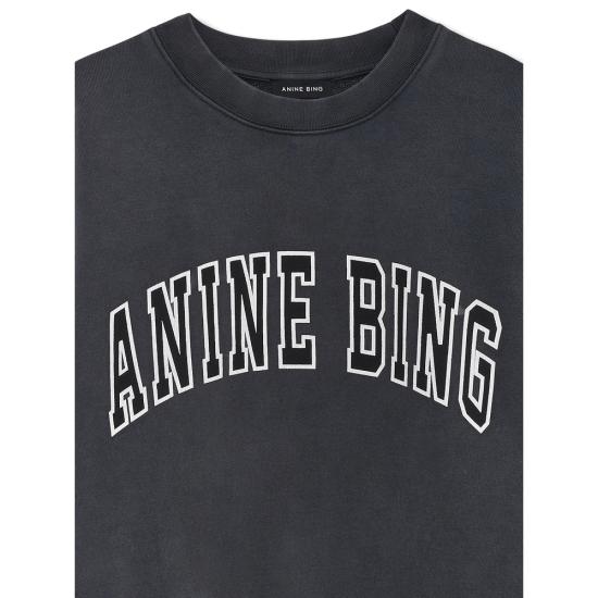 26FW 애니빙 긴팔 티셔츠 A 08 12490 WBL1 BLACK - ANINE BING