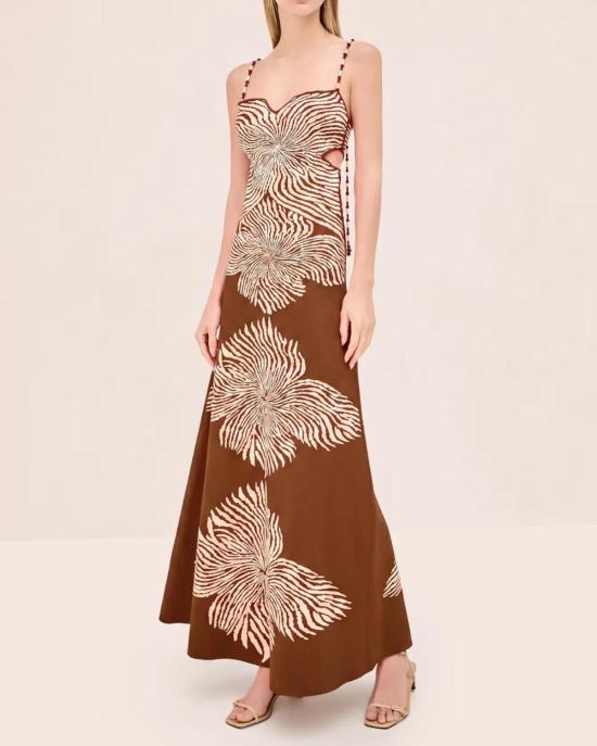  알렉시스 롱 원피스 A2260423 1230 BROWN - ALEXIS