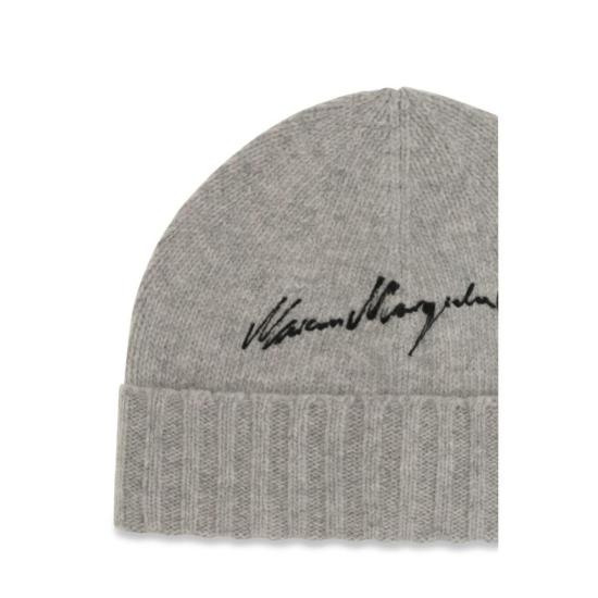  MM6 메종마르지엘라 모자 Mm6 메종 마르지엘라 울 오비스 아리에스 비니 그레이 - MM6 MAISON MARGIELA