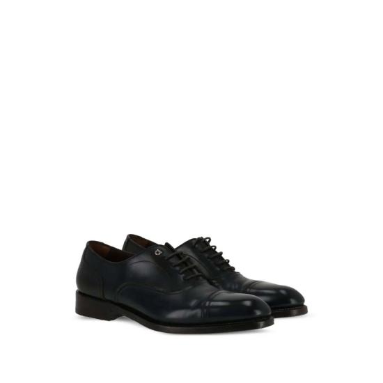  살바토레 페라가모 드레스 슈즈 페라가모 가죽 더비 슈즈 블랙 - SALVATORE FERRAGAMO