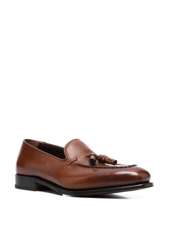  살바토레 페라가모 로퍼 페라가모 태슬 디테일 가죽  브라운 - SALVATORE FERRAGAMO