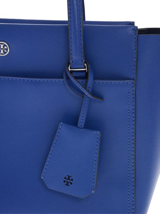  토리버치 토트백 파커 로고  블루 - TORY BURCH