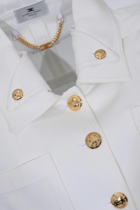 26SS 엘리자베타프랜치 코트 GB00561E2 WHITE - ELISABETTA FRANCHI