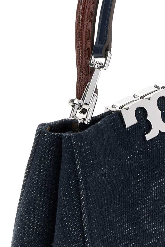  토리버치 토트백 토리 버치 데님 미니 엘리너 핸드백 데님 블루 - TORY BURCH