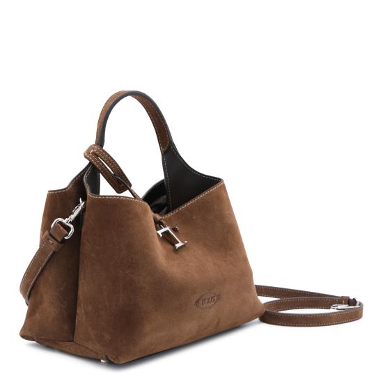 26FW 토즈 마이크로 토트백 XBWAPAEL000 XBL246F TABACCO PALISSANDRO - TODS