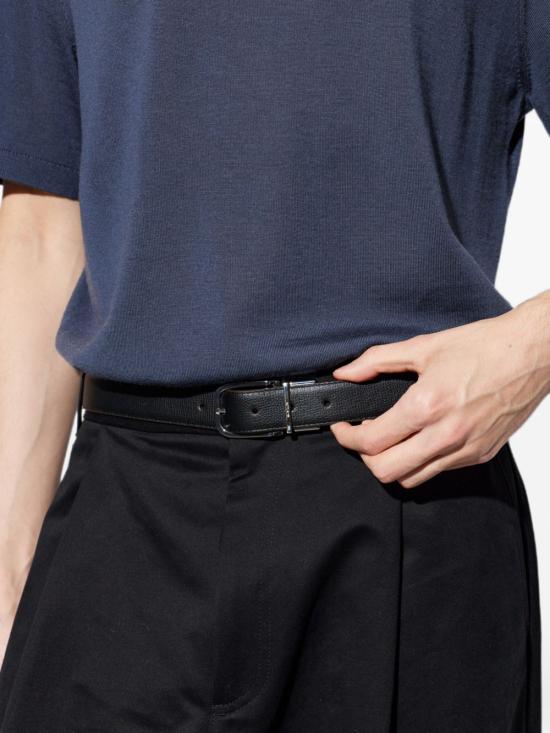 26FW 폴 스미스 가죽 벨트 M1A8309 WREVER79 BLACK - PAUL SMITH