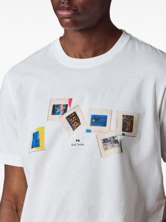 26FW PS 바이 폴스미스 반팔 티셔츠 M2R011R WP687301 WHITE - PS BY PAUL SMITH